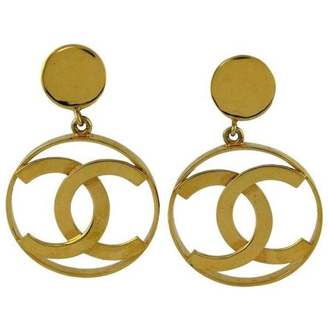 chanel hoop earrings|chanel swarovski earrings.